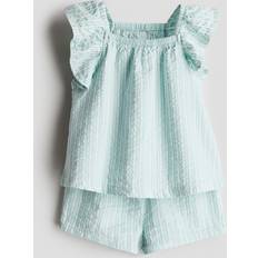 6-9M Other Sets Children's Clothing H&M Baby 2-Piece Set - Turquoise