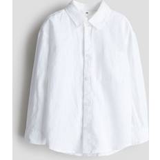 H&M Linen Blend Shirt - White
