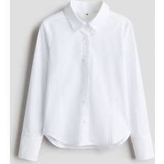 Girls Shirts Children's Clothing H&M Baumwollbluse - Weiß