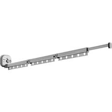 Clothing Care Kikidex 2025 Wholesale Suction Cup Clothes Drying Rack Wall Mounted - Silver
