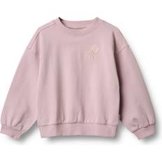 Rosa Sweatshirts Barnkläder Wheat Eliza Organic Cotton Blend Sweatshirt