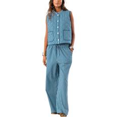 Stribede Veste Lollys Laundry CairoLL Quilted Vest - Stripe