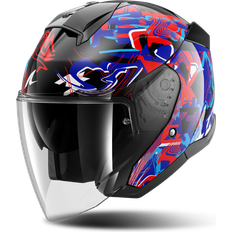 Skwal Jet Pranz Jet Helmet - Black/Red