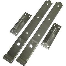 Securefix Direct Hook And Band Hinges Stainless Steel 18 in or 24 in Heavy Duty Gate Door Stable