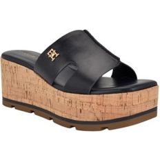 Tommy Hilfiger Slippers & Sandals Tommy Hilfiger Heliena Platform Wedge Sandals - Dark Blue