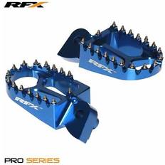 Motorcycle Foot Pegs RFX Footrests - Blue