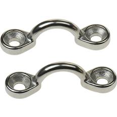 t-h-marine BE-HA-54110-DP Stainless Steel Eye Straps Boat and Kayak Tie Down Pad Eye Kit 2 Pieces