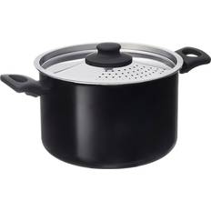 Sort Suppegryder IKEA Hemlagad Gryde Med Låg Non-Stick Sort 5 l med låg