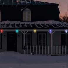 Northlight Led Jumbo C9 Style Commercial Set 12' Black Wire Christmas Tree Light