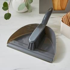 Dunelm Dust Pan and Brush Set - Grey