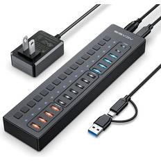 Acasis Powered USB Hub 16 Ports 60W