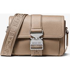 Natur Axelremsväskor Michael Kors Leather Crossbody Bag - Natural