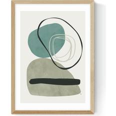 East End Prints Calo Oak Frame Print A3 Framed Art