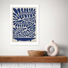East End Prints 100 Leaved Plant Print A2 Framed Art