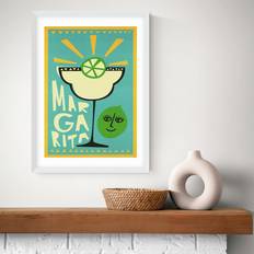 Velvet Wall Decorations East End Prints Margarita White Frame Print A3 Framed Art
