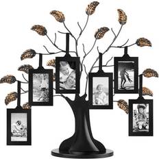 Red Barrel Studio Family Tree Picture 2X3 Adjustable Ribbon Tassels Photo Frame