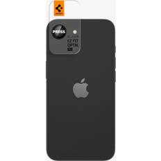 Skärmskydd Spigen Glass tR EZ Fit Optik Pro 2 Pack Black iPhone 16e