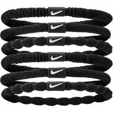 Nike Flex Hair Ties Pack of 6 One Size Noir
