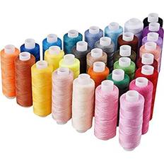 Sewing Supplies Candora Sewing Thread Assortment Coil 30 Color Each Polyester Thread Sewing Kit