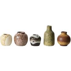 HKliving 70's Vases Small 5 Pieces Pursuit Vase