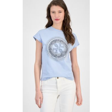 Guess Women T-shirts Guess Slim-Fit 4G Logo T-Shirt - Blue