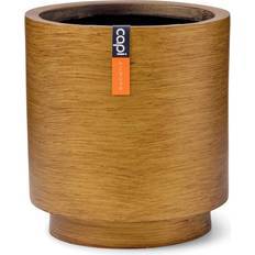 Vaas Cilinder Retro 15x17 Goud Binnenbloempot