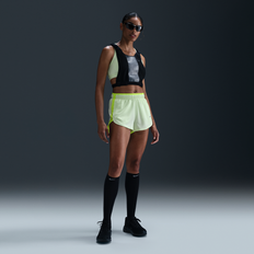 Nike Yellow Trousers & Shorts Nike Women's Dri-FIT Brief-Lined Running Shorts - Yellow