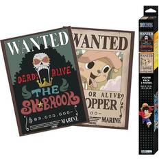 Abysse Corp Set 2 Posters Chibi Se Busca Chopper & Brook One Piece 4x4x43 cms Póster