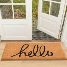 Welcome Mats Outdoor Doormat with Heavy-Duty PVC Backing -