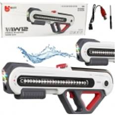 Elektrisk vandpistol Leantoys W12 Elektrisk Vandpistol LED Hvid 60 cm