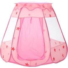 Living and Home Kids Pink Pop Up Dreamy Play Tent 93 x 93 x 93 cm