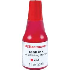 Ink & Toners Office Depot Office Depot Self-Inking Refill Ink - Red