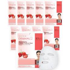 Strawberry Collagen Essence Facial Mask Sheet 23g Pack of 10