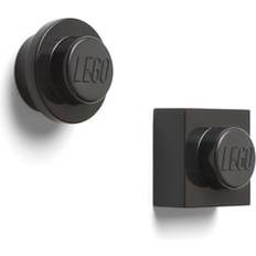 Metal LEGO LEGO Magnet Set Round and Square Black