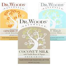 Dr. Woods Bar Soap Variety Pack All Natural Ginger Citrus Bar Soap Pack of 3