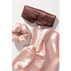 Sovemasker Kitsch Pudebetræk Øjenmaske Scrunchie Satin Pakke