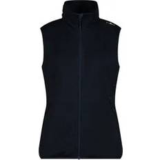 CMP Women's Vest Jacquard Knitted Fleeceväst Dam - Svart