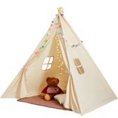 VEVOR Kids Play Tent with Mat and Plush Decorative Balls