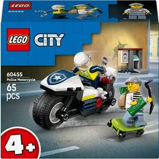 Polices Building Games LEGO City Police Motorcycle Chase Construction Set 60455