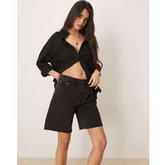Abercrombie & Fitch Black Shorts Abercrombie & Fitch Classic Mid Rise Bermuda Shorts Black