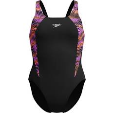 Speedo Women's Hyperboom Splice Muscleback Badedragt Damer - Sort