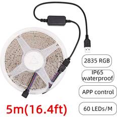 Greenzech USB LED Lights 2835 RGB APP Control IP65 Waterproof TV Back Light Strip
