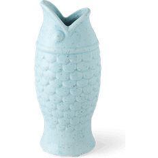 Søstrene Grene Porcelain 18 cm Sea Blue Vase