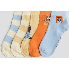 H&M Boys 5-Pack Ankle Socks - Blue
