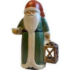 Stor Tomte Med Lykta Grön Design