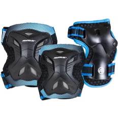 Black Roller Skating Accessories Powerslide Pro Skate Pads 3-Pack