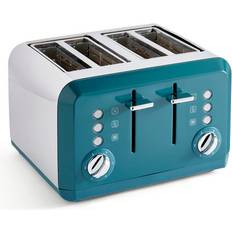 Dunelm Spectrum Teal 4 Slice 1750W Toaster