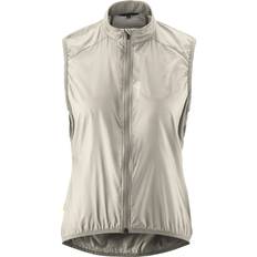 Women's Road Vest Wind Cykelväst Dam - Grå/Beige