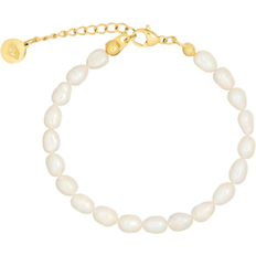 ANNEBRAUNER Bracelet - Gold/Pearls