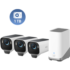 S3 pro Eufy Cam S3 Pro 3-Cam Kit 1 TB Hard Drive